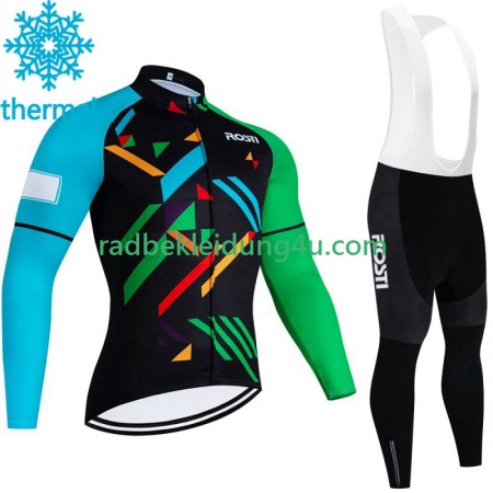 Set Langarmtrikot + Trägerhose Lange Winter Thermal Fleece Rosti 2023 N001 Set Langarmtrikot + Trägerhose Lange Winter Thermal Fleece Rosti 2023 N001